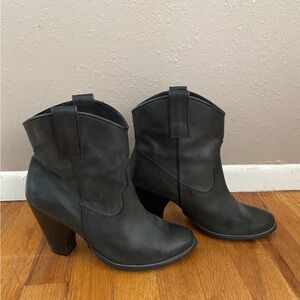 Bronx Black Ankle Boots for Women
